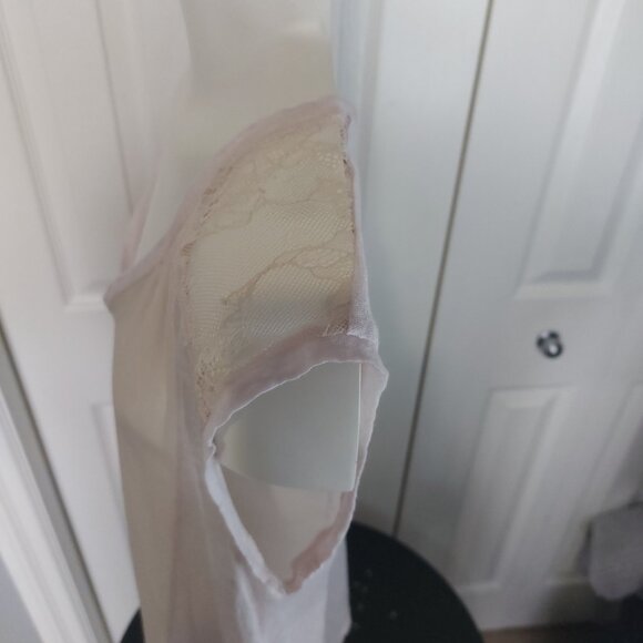 Aritzia Babaton Line & Silk Pale Pink Sleeveless Top - Picture 6 of 10